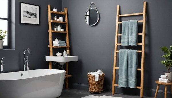 Transformez votre salle de bain avec un porte serviettes échelle élégant