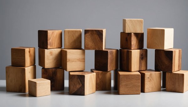 Découvrez des cubes en bois sur mesure pour décorer avec style